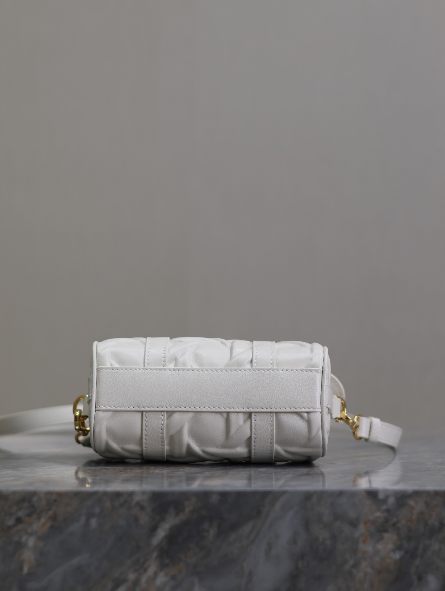 Dior Groove 17 Mini Bag White Graphic Cannage Calfskin